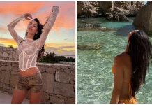Mira, apariție spectaculoasă în Sardinia. Artista a dansat în apă pe „Caramela”